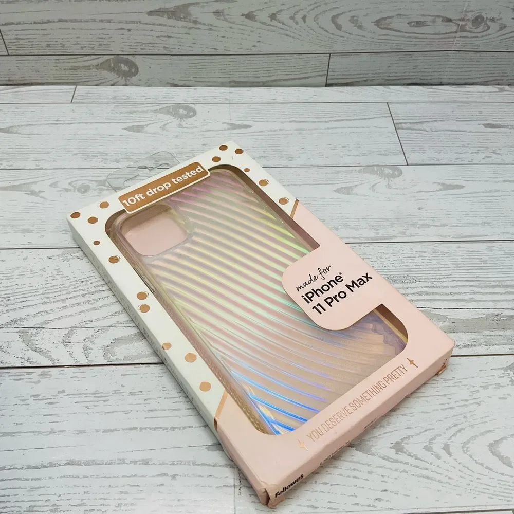 iPhone 11 Pro Max Iridescent Pink Gradient Case